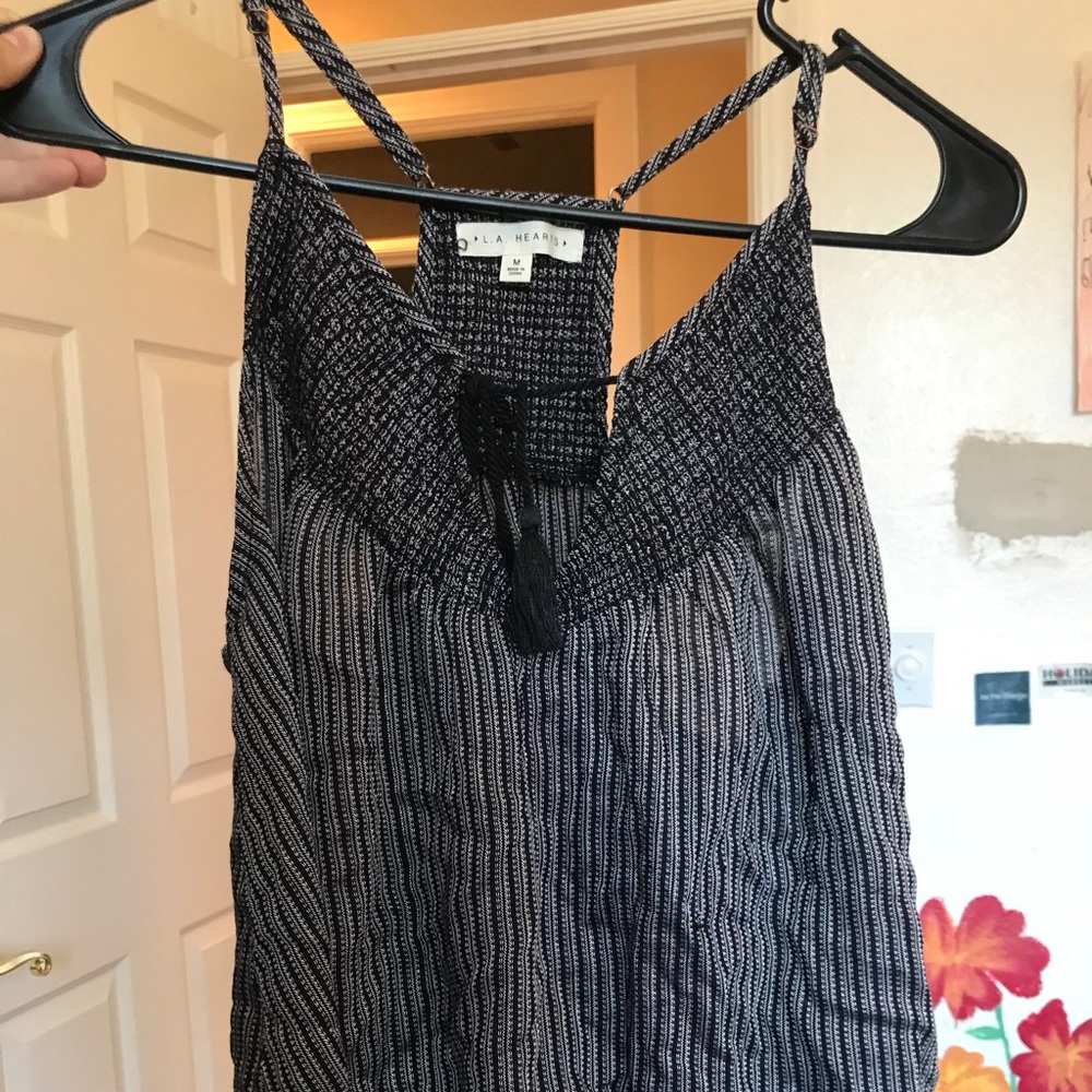Tank top blue stripped